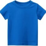 Kids' Short-Sleeve T-Shirt Crewneck Active Tee 100% Cotton Causal Tops﻿ for Girl Boy Toddler