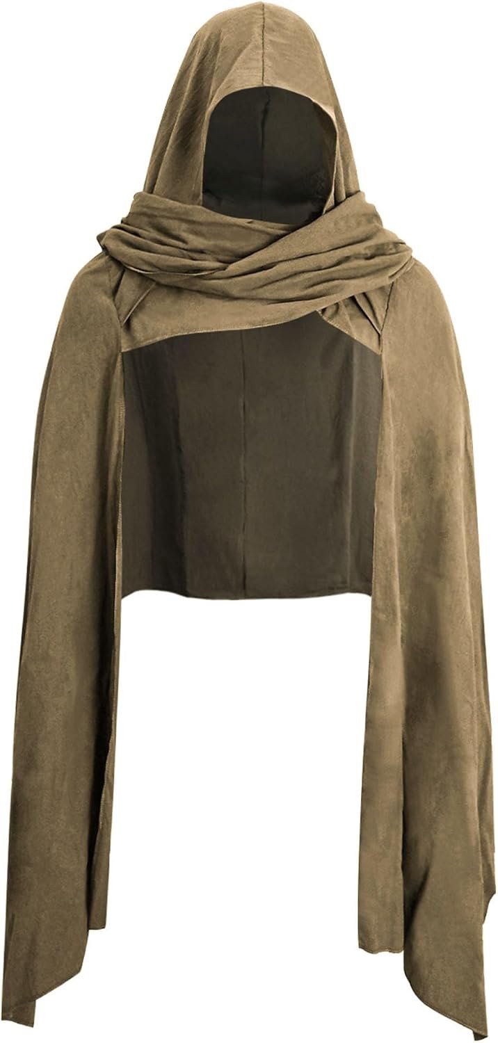 61Cg-FWa3YL._AC_SL1500_.jpg Medieval Renaissance Scarf Multifunctional Costume Neck Accessory - Image 1