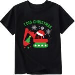 Toddler Boy Girl Christmas Shirt Kid Ugly Xmas Tshirt Cotton Short Sleeve Tee Top 2-10 Years