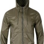 Mens Lightweight Running Jacket Waterproof Cycling Jackets Packable Uv Sun Protection Windbreaker with Hood