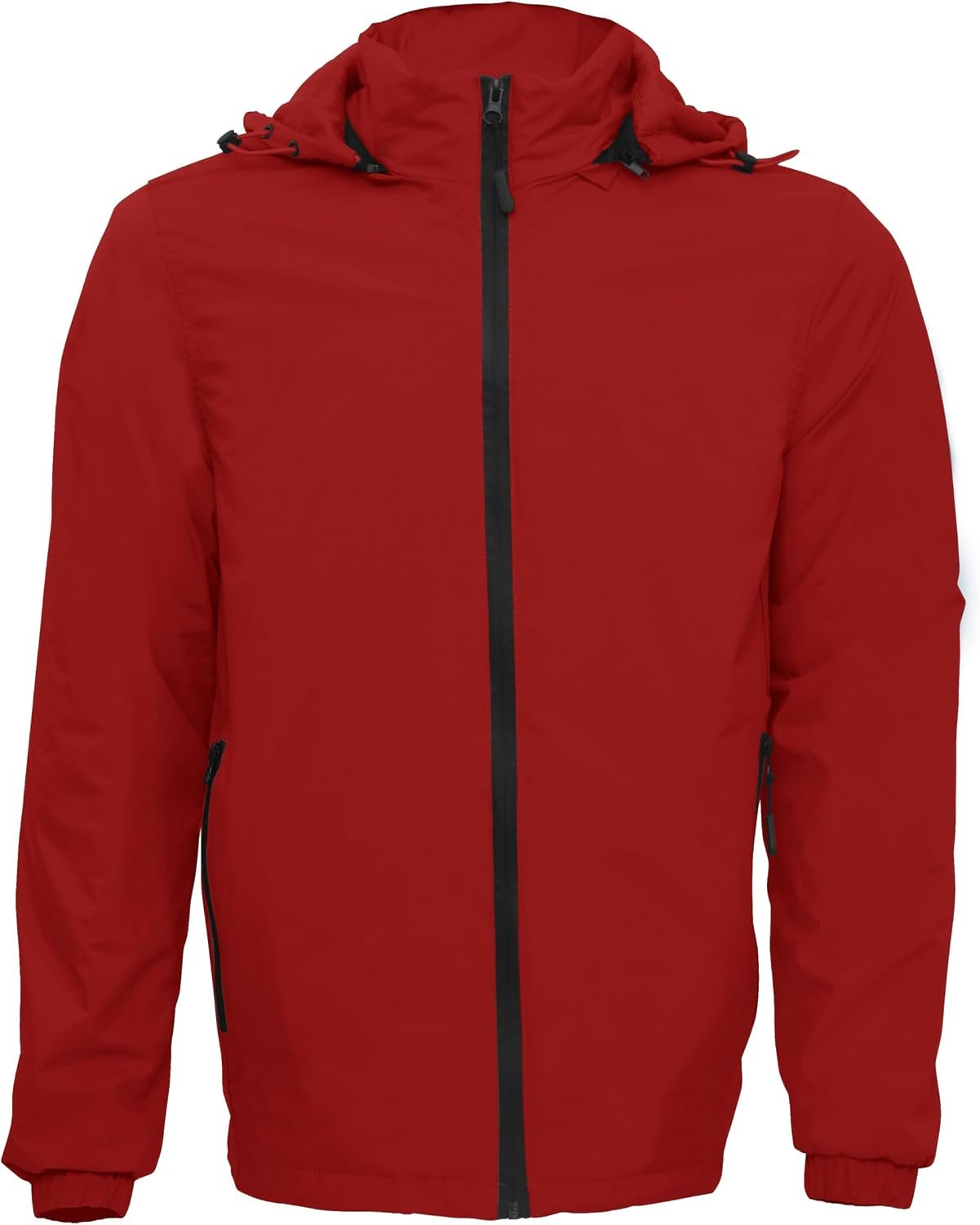 61guwRHgDL._AC_SL1500_.jpg Men's Cycling Rain Jackets Waterproof Running Bike Windbreaker Lightweight Packable Hooded Jacket - Image 1
