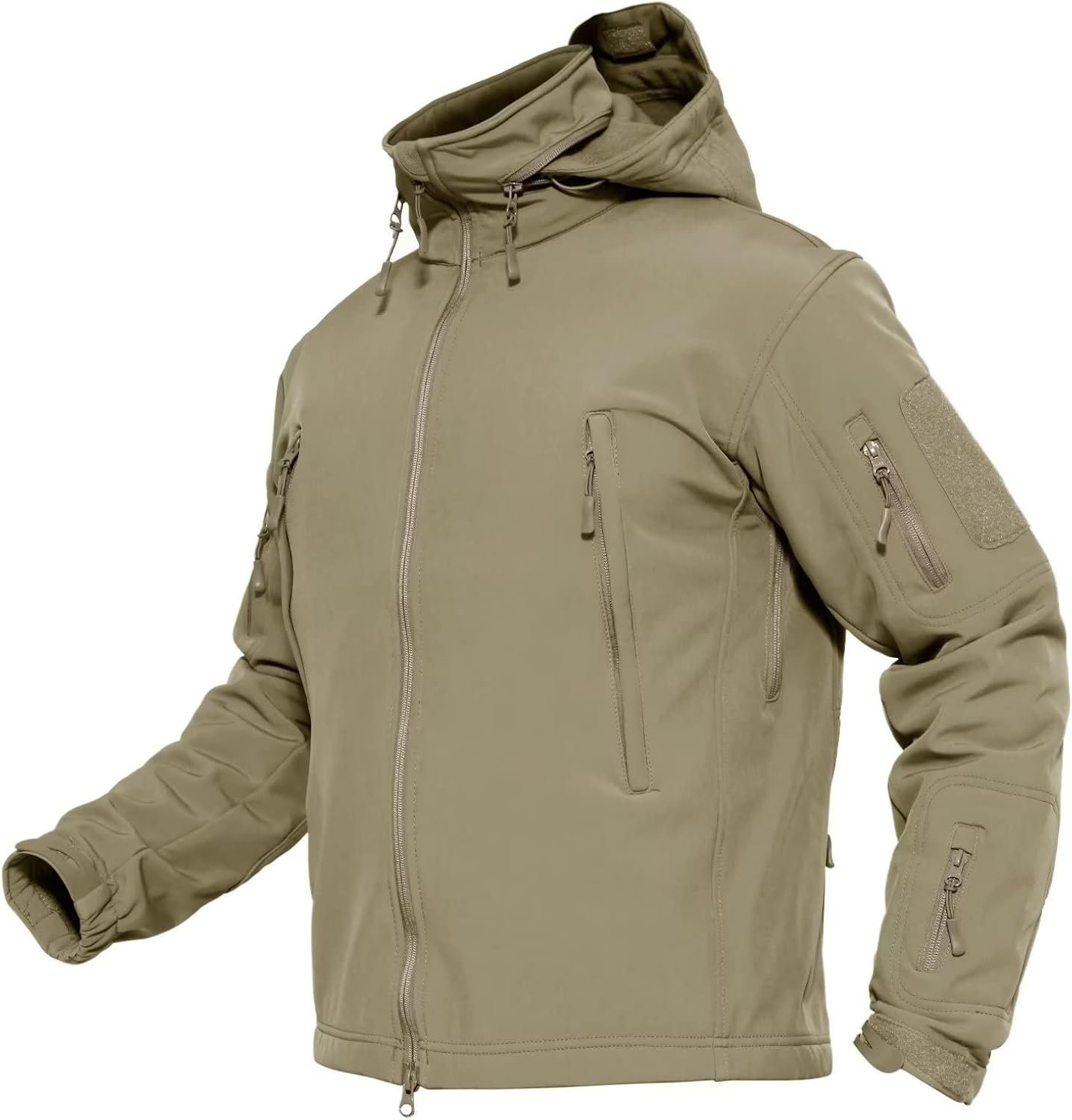 61iUyOY8uSL._AC_SL1500_.jpg Men's Tactical Jacket Winter Snow Ski Jacket Water Resistant Softshell Fleece Lined Winter Coats Multi-Pockets - Image 1