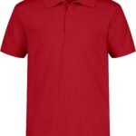Boys' School Uniform Short Sleeve  Shirt, Button Closure, Moisture Wicking Performance Material