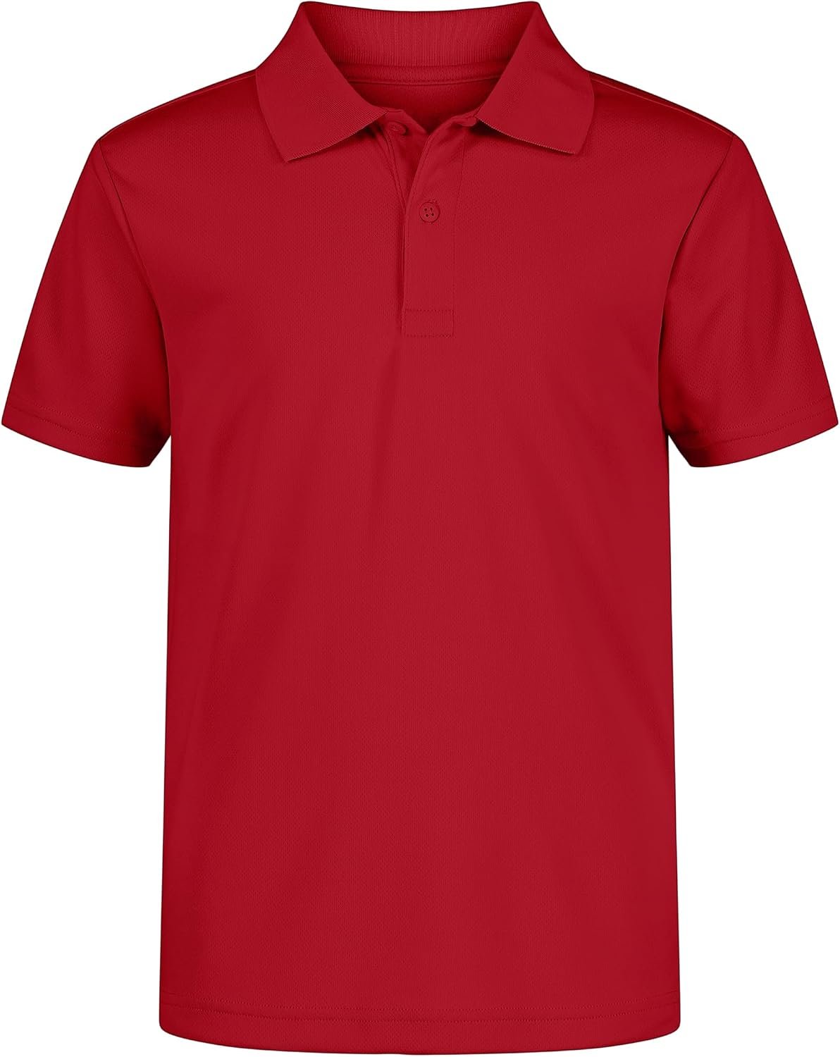 71g5EthEVcL._AC_SL1500_.jpg Boys' School Uniform Short Sleeve Shirt, Button Closure, Moisture Wicking Performance Material - Image 1
