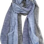 Color Block Lightweight Scarf Casual Urban Style Neck Accessory