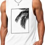 Mens Tank Tops Beach Summer Sleeveless Shirts Graphic Palm Tree Vacation Tanks Muscle Gym Tank Top